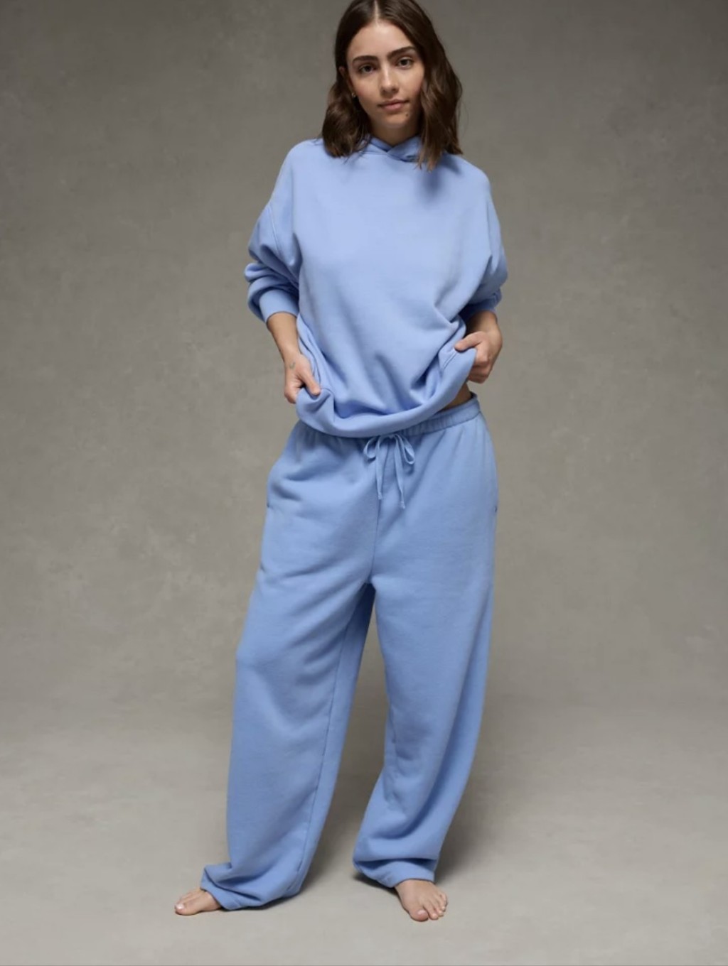 Ae Everyday Luxe Barrel Sweatpants